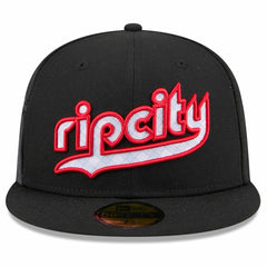 Portland Trail Blazers 2024/25 City Edition 59FIFTY Fitted Hat - Black discount
