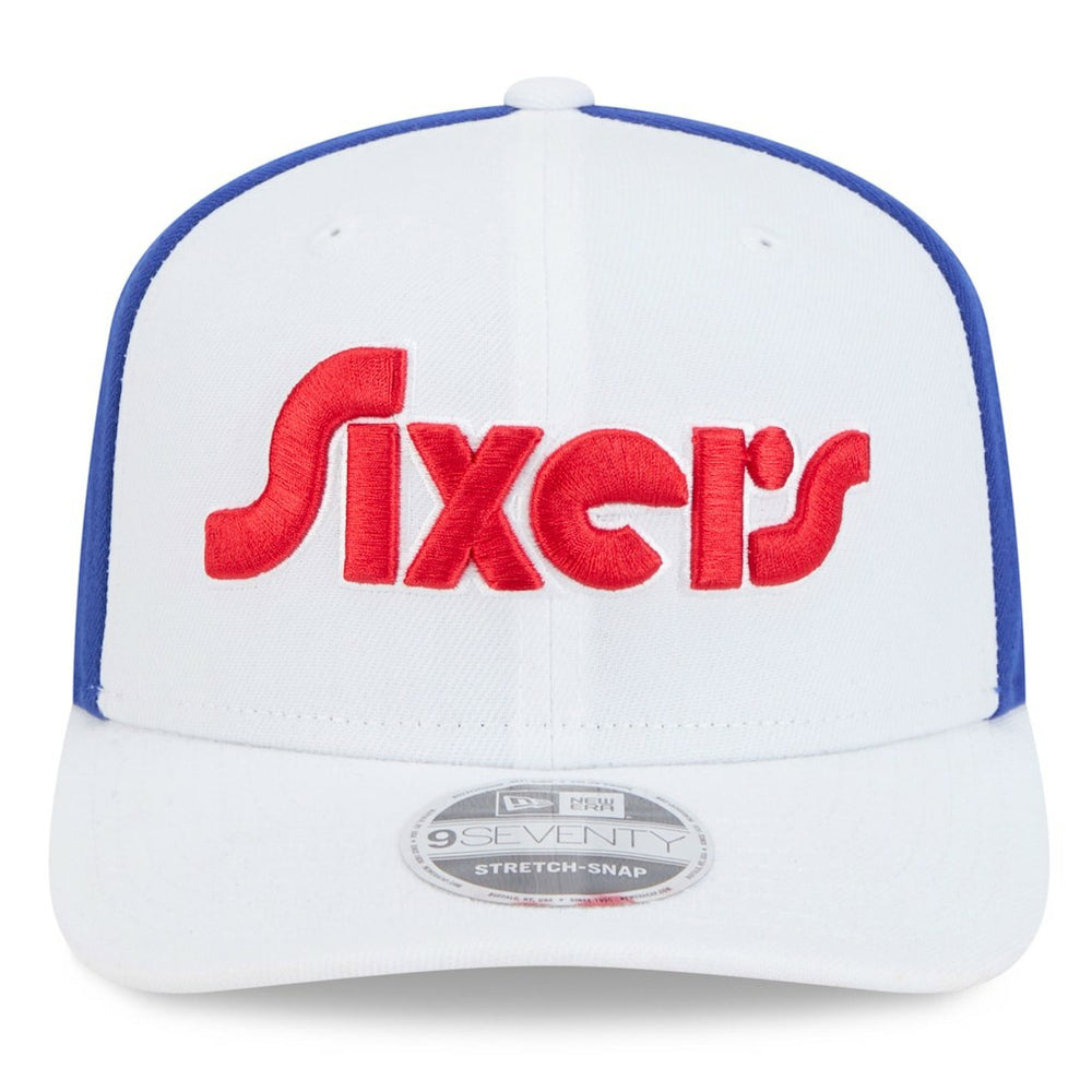 Philadelphia 76ers 2024/25 City Edition 9SEVENTY Stretch-Snap Hat - White shop