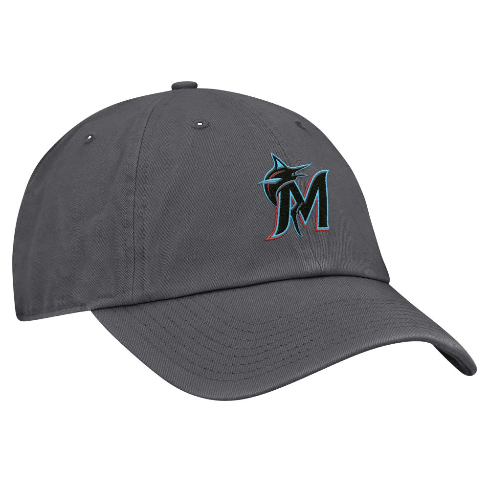 Miami Marlins Club Adjustable Hat Gray