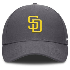 San Diego Padres Club Performance Adjustable Hat Gray