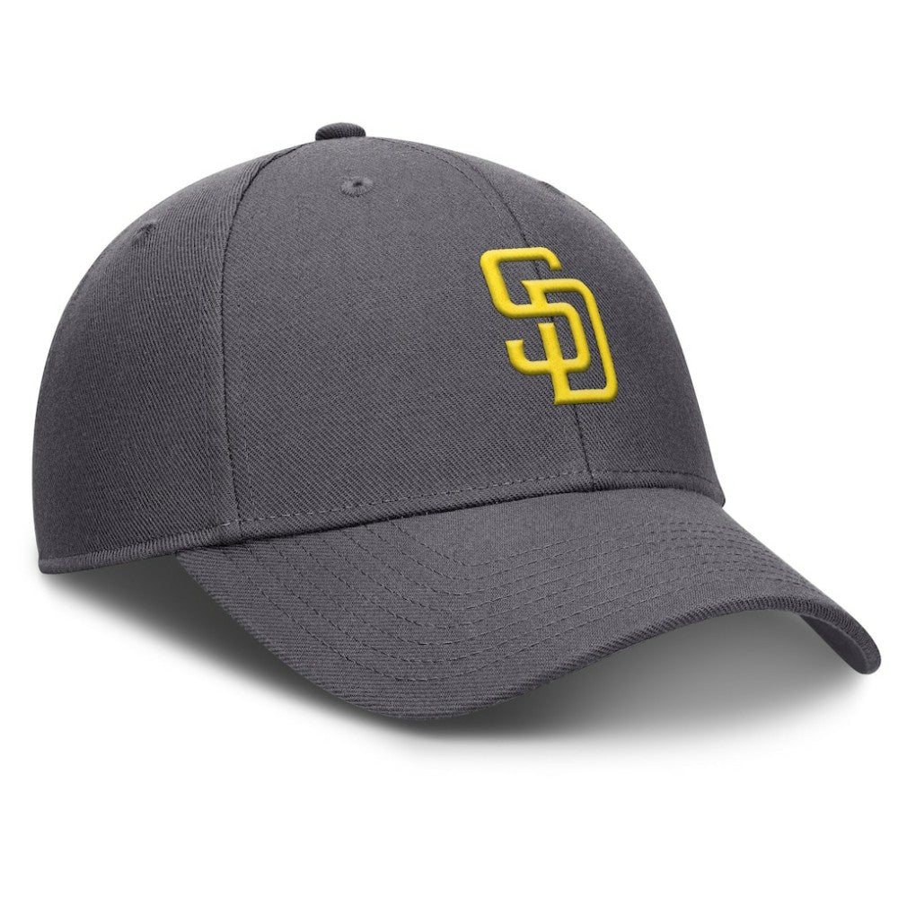 San Diego Padres Club Performance Adjustable Hat Gray