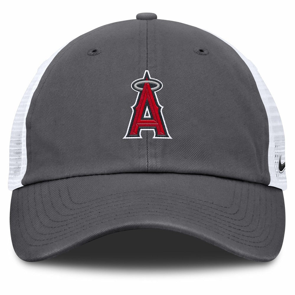 Los Angeles Angels Adjustable Trucker Hat Gray