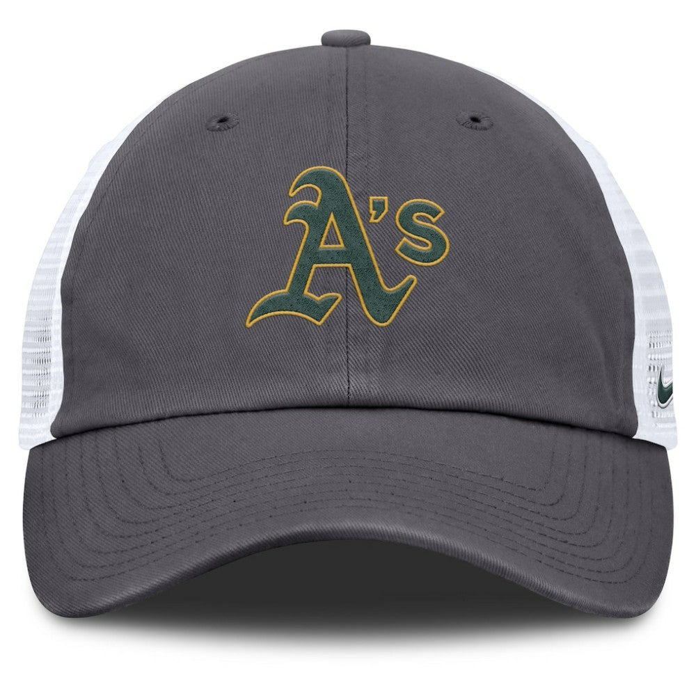 Athletics Adjustable Trucker Hat Gray