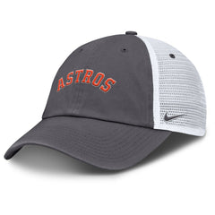 Houston Astros Wordmark Club Adjustable Trucker Hat Gray