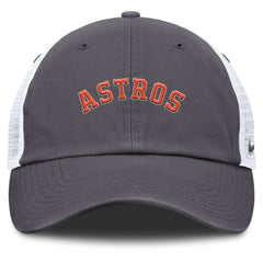 Houston Astros Wordmark Club Adjustable Trucker Hat Gray