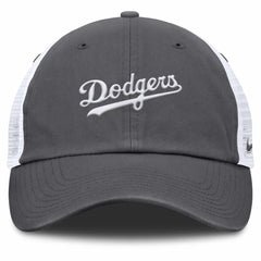 Los Angeles Dodgers Wordmark Club Adjustable Trucker Hat Gray