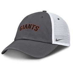 San Francisco Giants Wordmark Club Adjustable Trucker Hat Gray