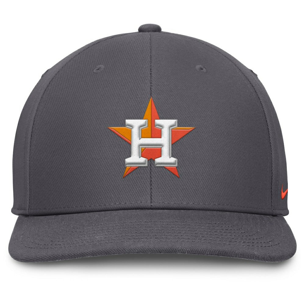 Houston Astros Pro Performance Snapback Hat Gray