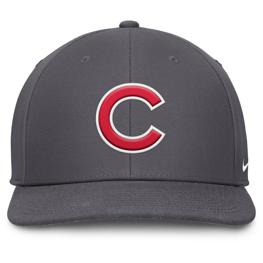 Chicago Cubs Pro Performance Snapback Hat Gray