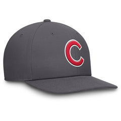 Chicago Cubs Pro Performance Snapback Hat Gray