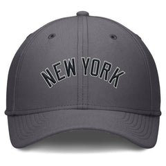 New York Yankees Swoosh Performance Flex Hat Gray