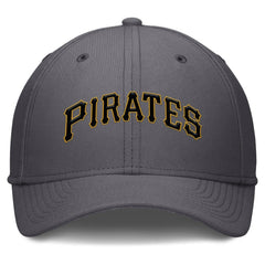 Pittsburgh Pirates Swoosh Performance Flex Hat Gray