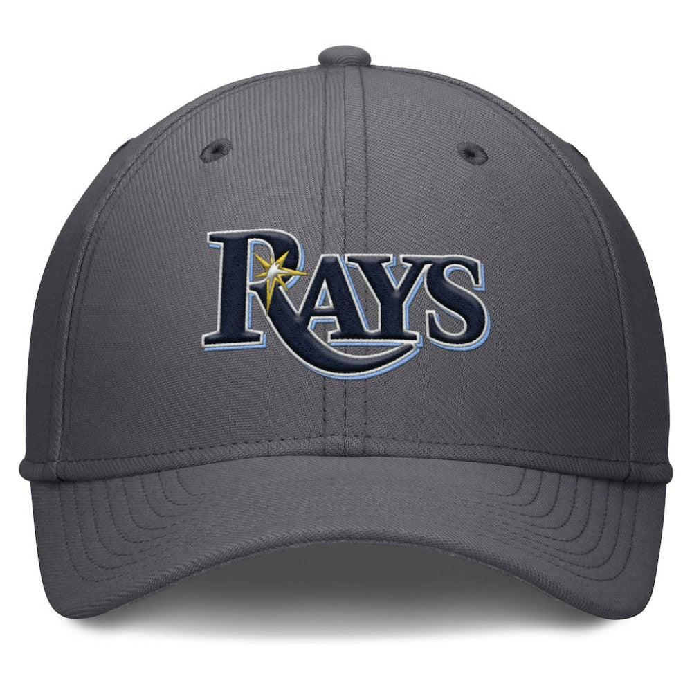 Tampa Bay Rays Swoosh Performance Flex Hat Gray