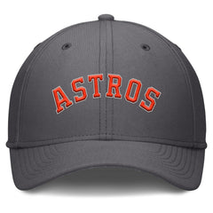Houston Astros Swoosh Performance Flex Hat Charcoal