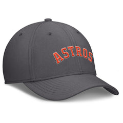 Houston Astros Swoosh Performance Flex Hat Charcoal