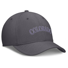 Colorado Rockies Swoosh Performance Flex Hat Gray
