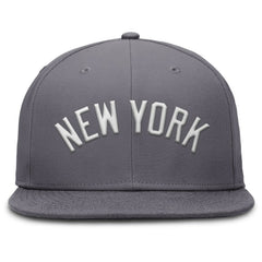 New York Yankees Performance True Fitted Hat Gray