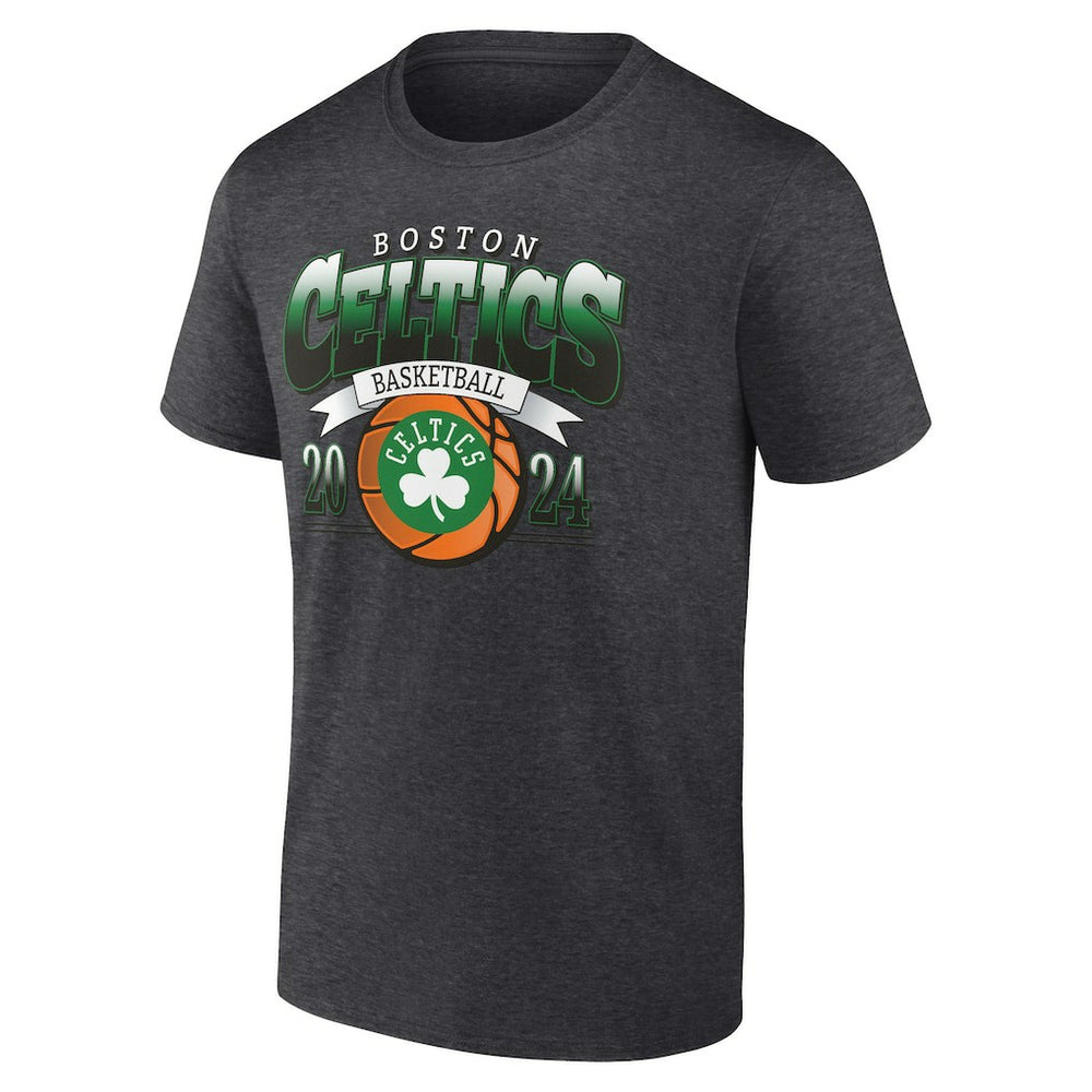 Boston Celtics Fast Break Finisher T-Shirt - Charcoal discount
