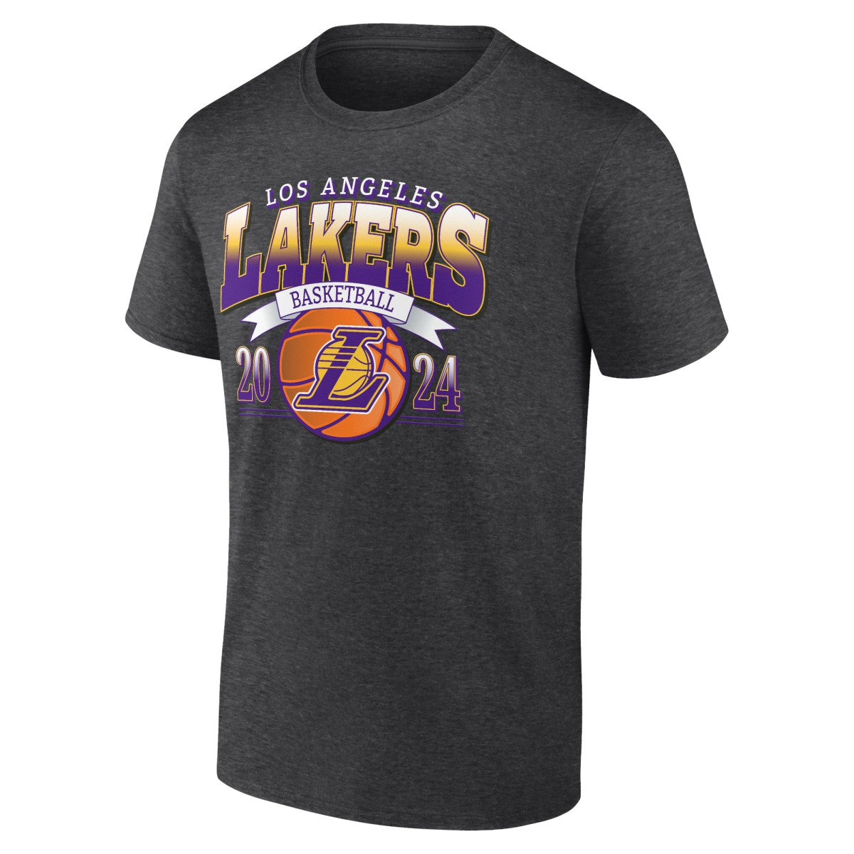 Los Angeles Lakers Fast Break Finisher T-Shirt - Charcoal for sale