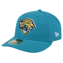Jacksonville Jaguars New Era Throwback Logo Omaha Low Profile 59FIFTY Fitted Hat - Teal on sale