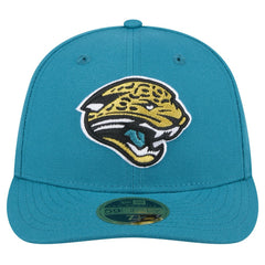 Jacksonville Jaguars New Era Throwback Logo Omaha Low Profile 59FIFTY Fitted Hat - Teal on sale