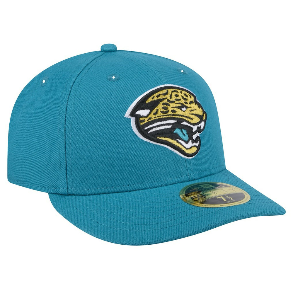 Jacksonville Jaguars New Era Throwback Logo Omaha Low Profile 59FIFTY Fitted Hat - Teal on sale