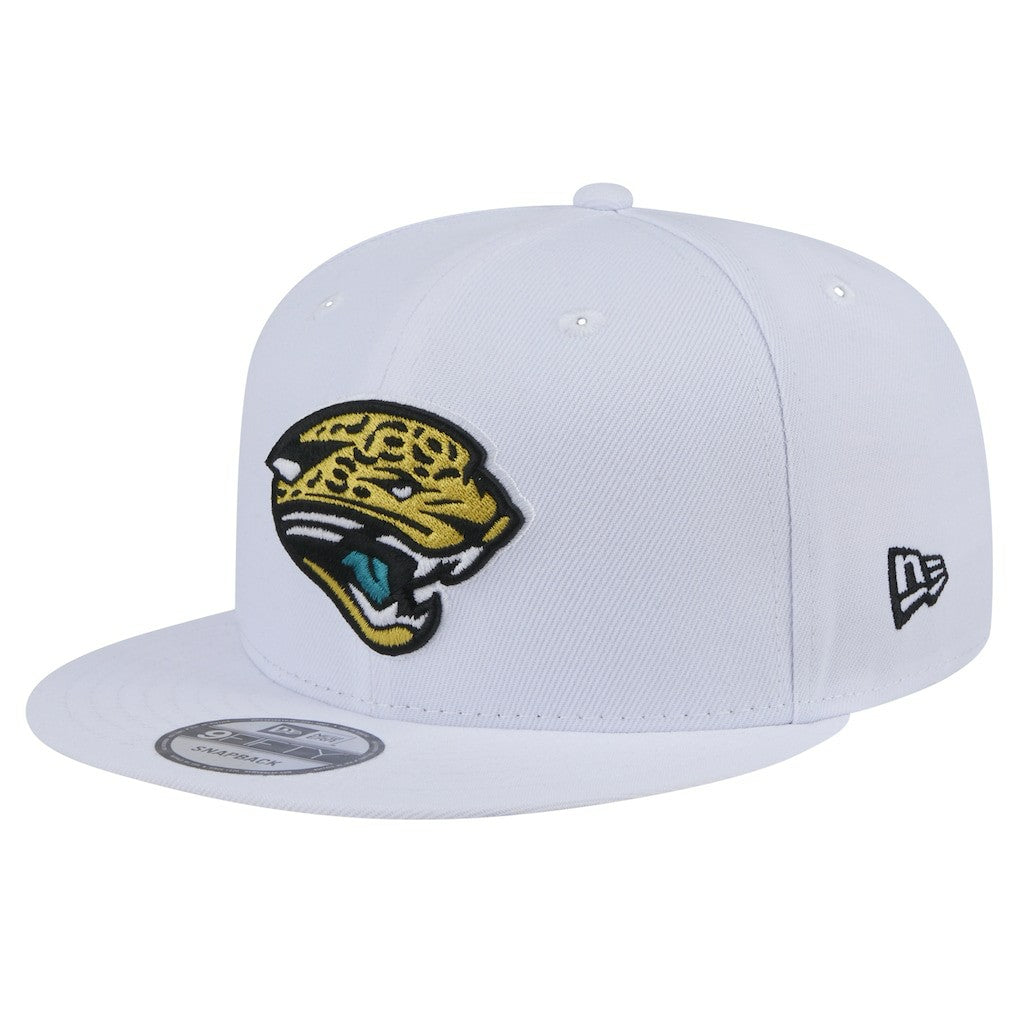 Jacksonville Jaguars New Era Throwback Logo Standard 9FIFTY Snapback Hat - White for sale