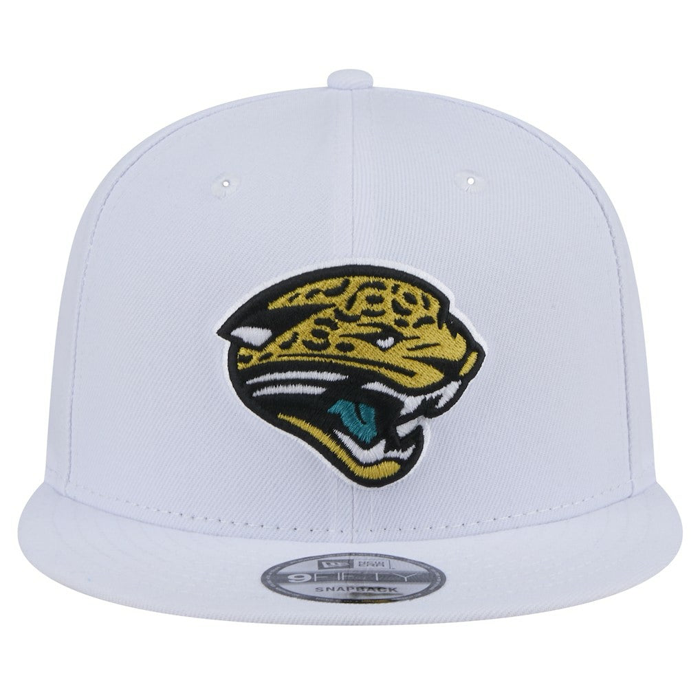 Jacksonville Jaguars New Era Throwback Logo Standard 9FIFTY Snapback Hat - White for sale