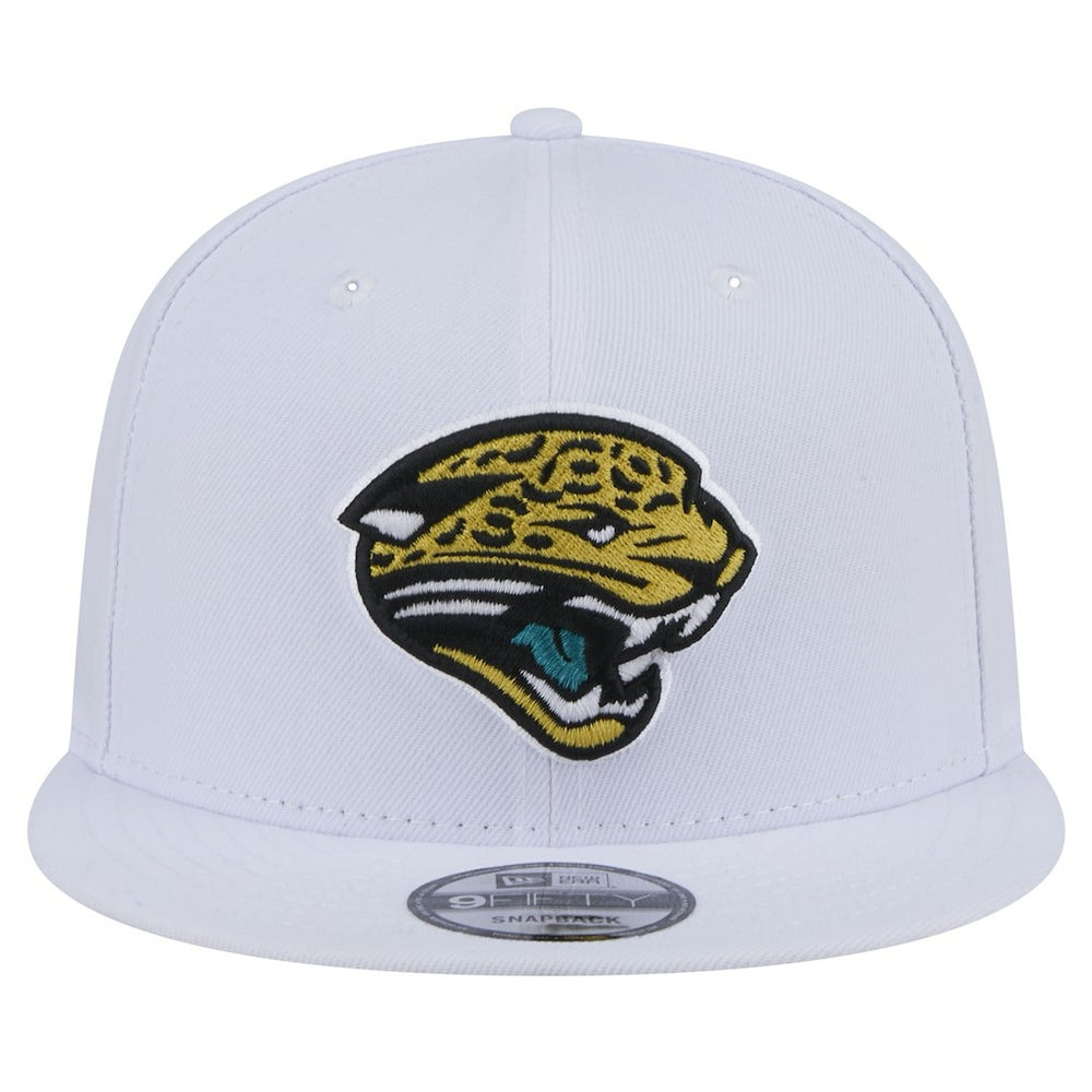 Jacksonville Jaguars New Era Throwback Logo Standard 9FIFTY Snapback Hat - White for sale