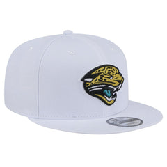 Jacksonville Jaguars New Era Throwback Logo Standard 9FIFTY Snapback Hat - White for sale
