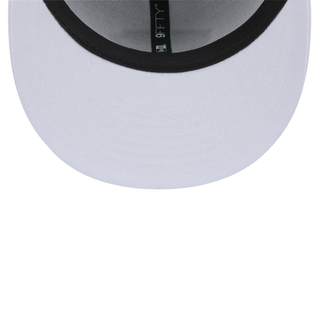 Jacksonville Jaguars New Era Throwback Logo Standard 9FIFTY Snapback Hat - White for sale