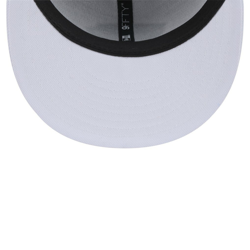 Jacksonville Jaguars New Era Throwback Logo Standard 9FIFTY Snapback Hat - White for sale