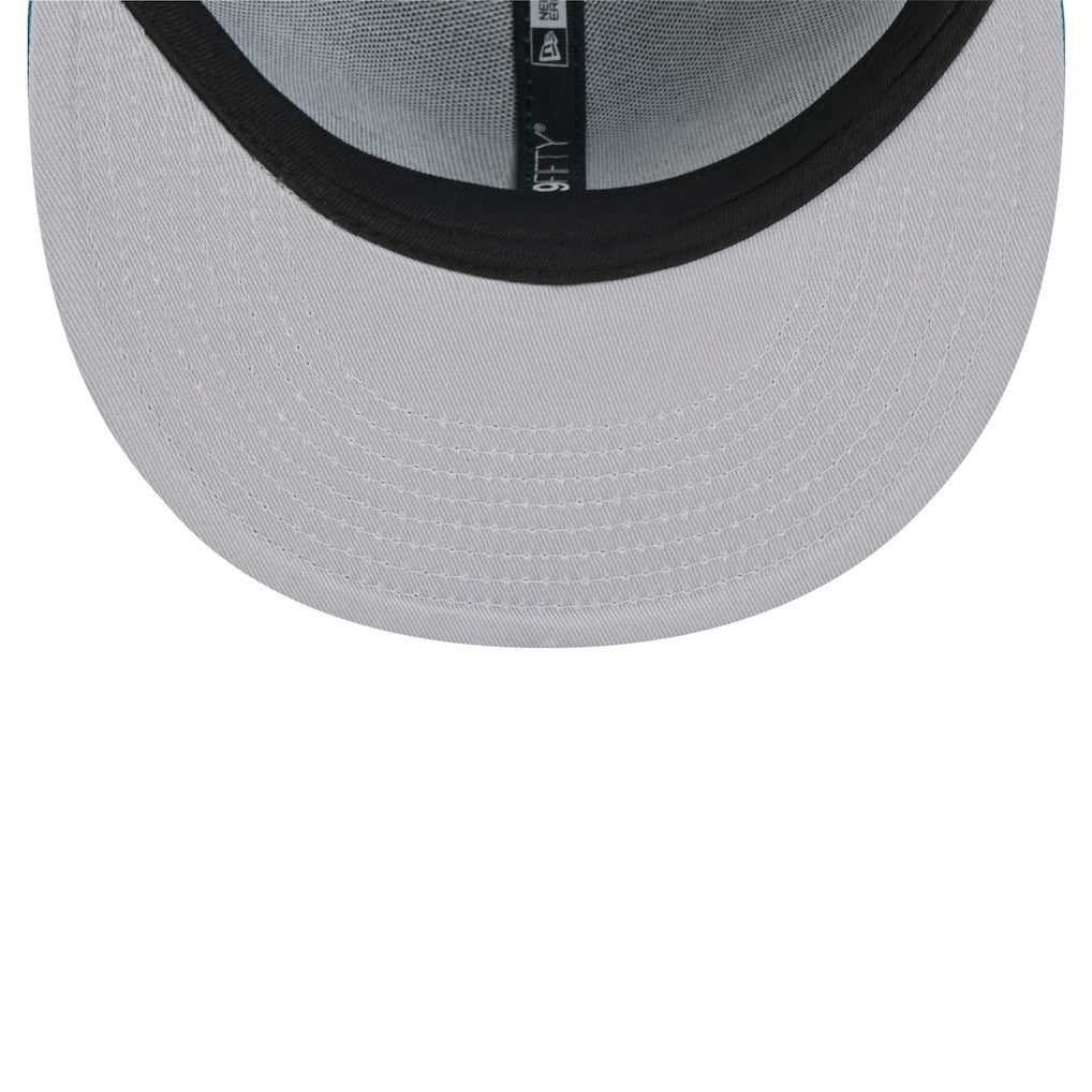 Jacksonville Jaguars New Era Throwback Crawl Omaha 59FIFTY Fitted Hat - Teal sale