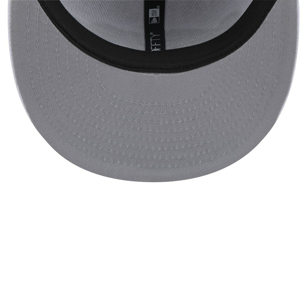 Jacksonville Jaguars New Era Throwback Crawl Omaha 59FIFTY Fitted Hat - White on sale