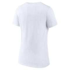 Los Angeles Lakers Women's Alternate Logo V-Neck T-Shirt - White sale