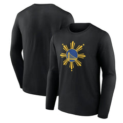 Golden State Warriors Filipino Heritage Long Sleeve T-Shirt sale - Black for sale