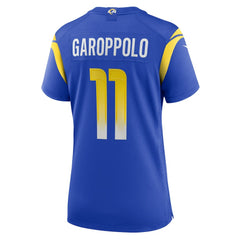 Jimmy Garoppolo Los Angeles Rams Women's Team Game Jersey - Royal discount