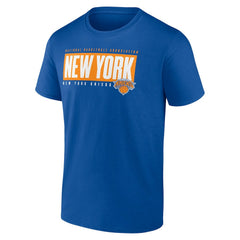 New York Knicks Blocked Out T-Shirt - Blue cheap