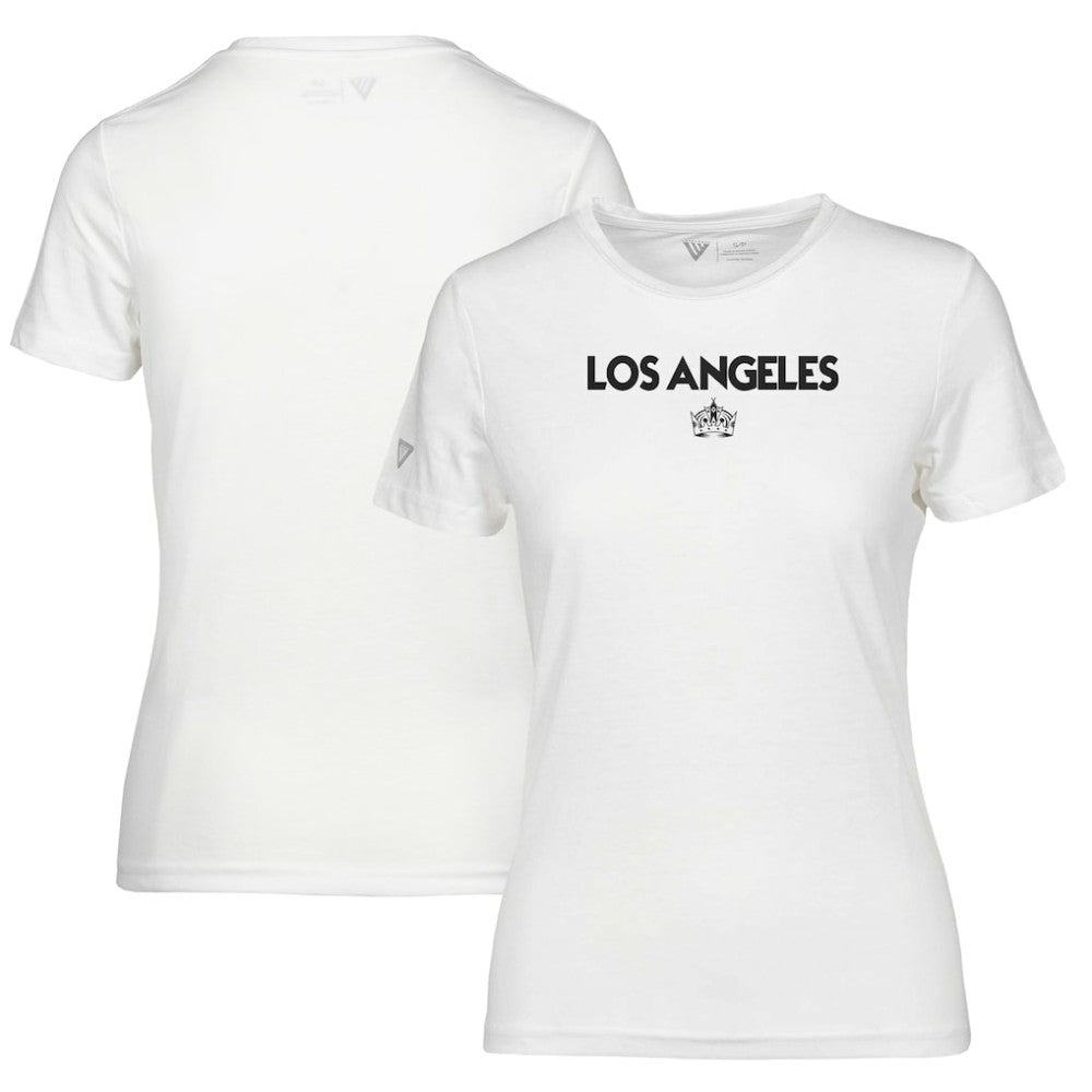 Los Angeles Kings Levelwear Women's Maddox City Capsule T-Shirt - White T-shirts
