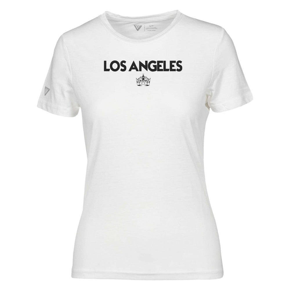 Los Angeles Kings Levelwear Women's Maddox City Capsule T-Shirt - White T-shirts