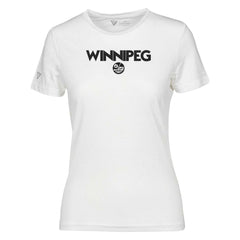 Winnipeg Jets Levelwear Women's Maddox City Capsule T-Shirt - White T-shirts