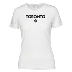 Toronto Maple Leafs Levelwear Women's Maddox City Capsule T-Shirt - White T-shirts