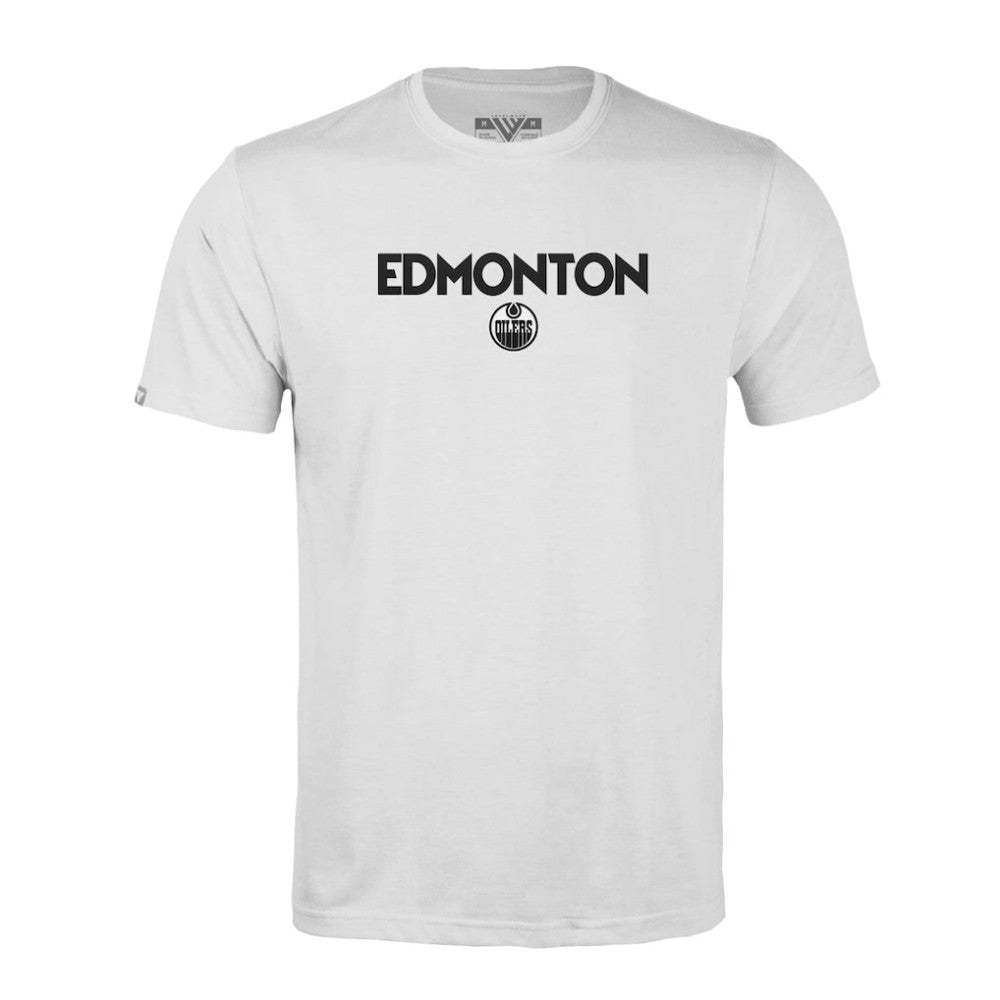Edmonton Oilers Levelwear Richmond City Capsule T-Shirt - White T-shirts