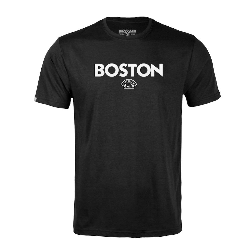 Boston Bruins Levelwear Richmond City Capsule T-Shirt - Black T-shirts