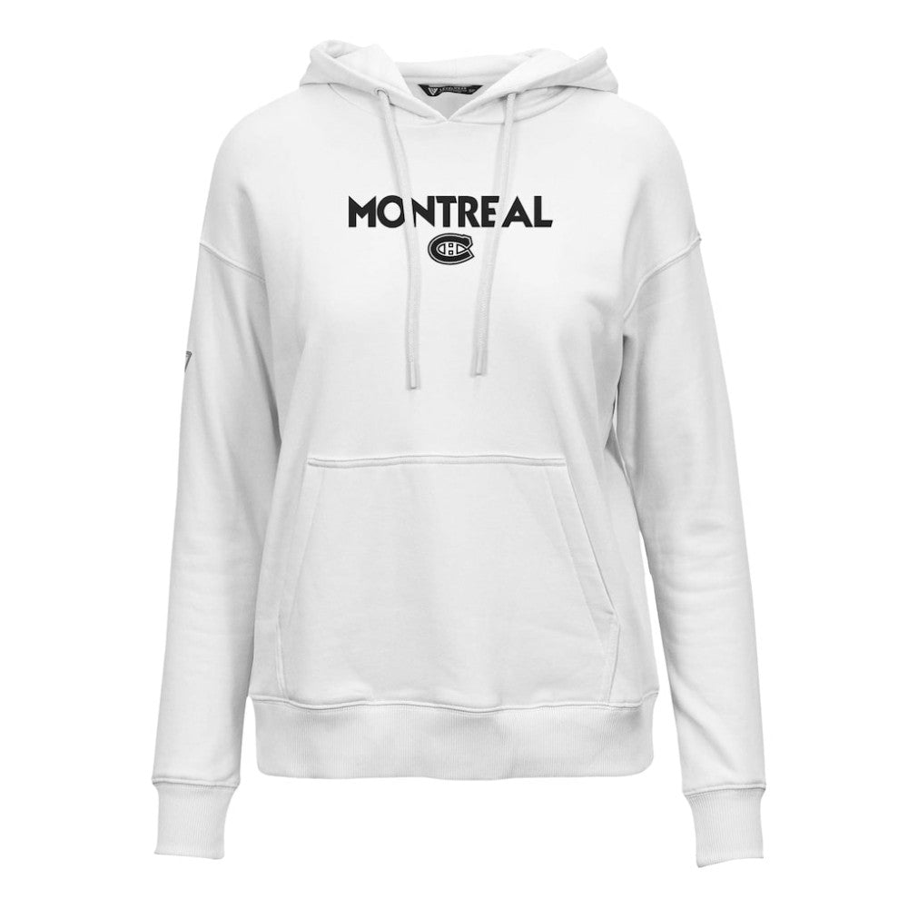 Montreal Canadiens Levelwear Women's Adorn City Capsule Pullover Hoodie - White Hoodies