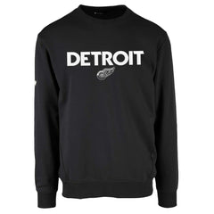 Detroit Red Wings Levelwear Zane City Capsule Pullover Sweatshirt - Black Sweatshirts