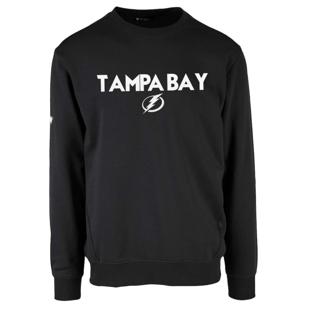 Tampa Bay Lightning Levelwear Zane City Capsule Pullover Sweatshirt - Black Sweatshirts