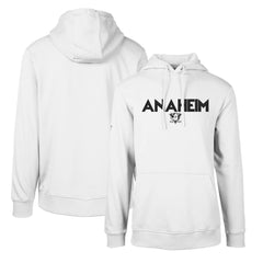 Anaheim Ducks Levelwear Podium City Capsule Pullover Hoodie - White Hoodies