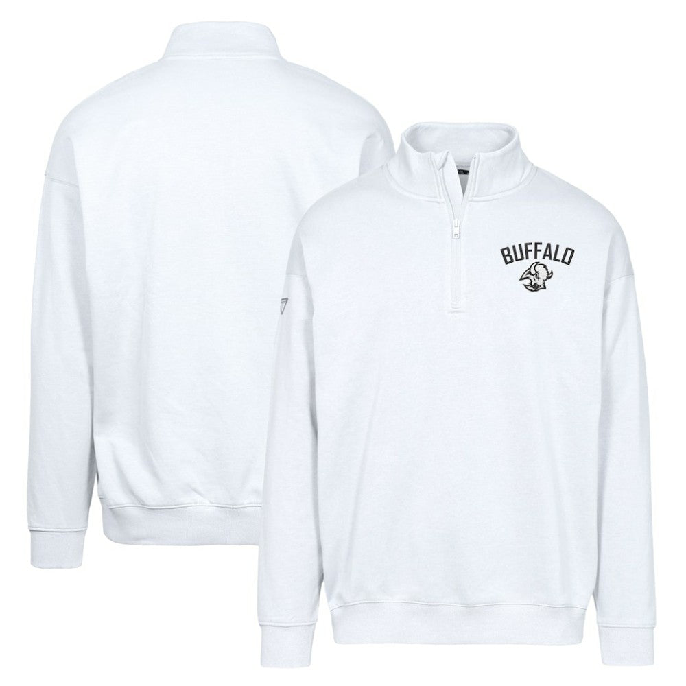Buffalo Sabres Levelwear Murray City Capsule Quarter-Zip Sweatshirt - White Sweatshirts