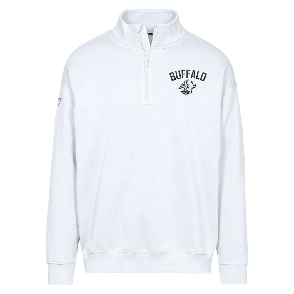 Buffalo Sabres Levelwear Murray City Capsule Quarter-Zip Sweatshirt - White Sweatshirts